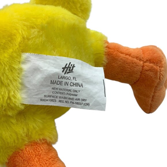 Easter Plush Duck Stuffed Animal Toy 6.5” Yellow & Orange Soft Plush Hit - Picture 5 of 6